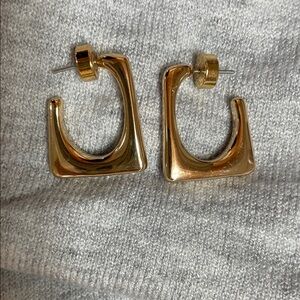 Elegant Gold Hoop Earrings